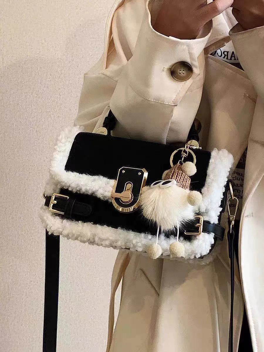 Cohen Faux Fur Square Bag