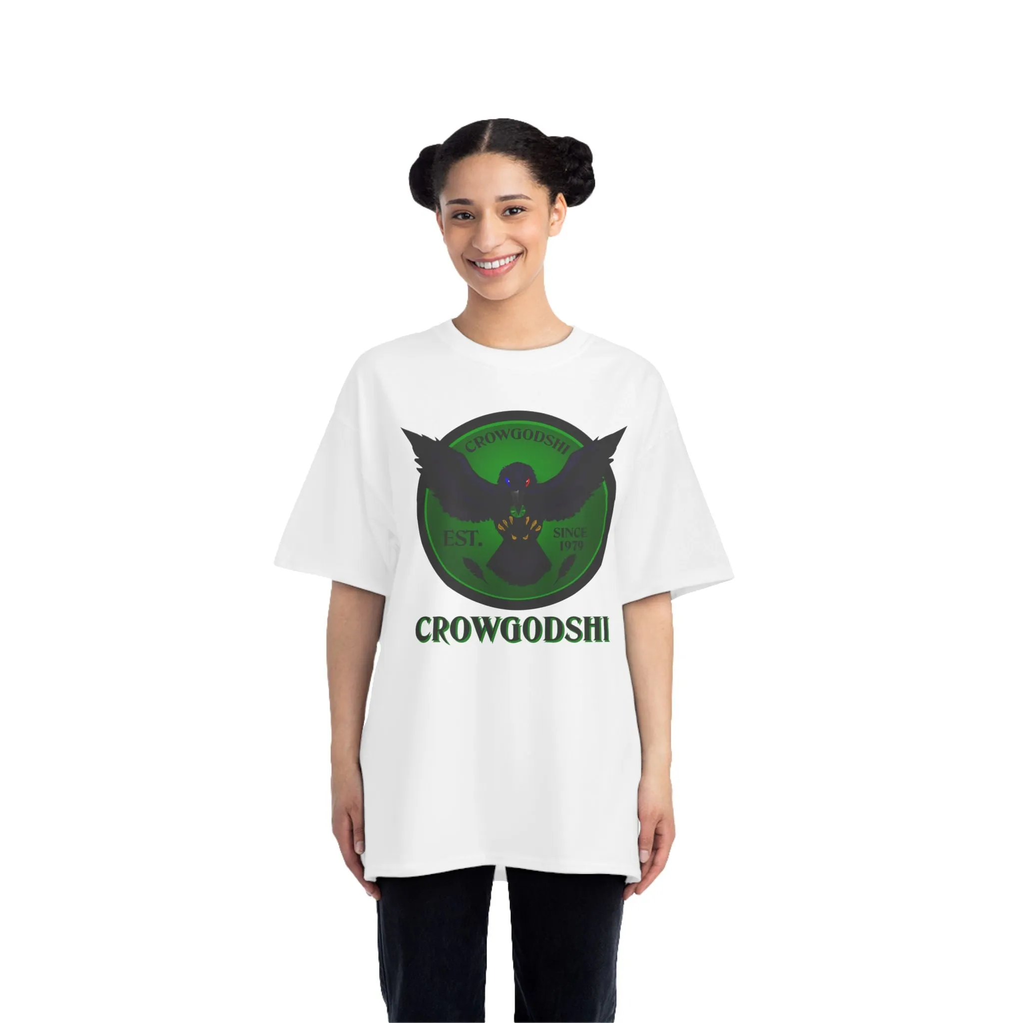 Crowgodshi First Generation Limited Edition Beefy-T®, GREEN LOGO