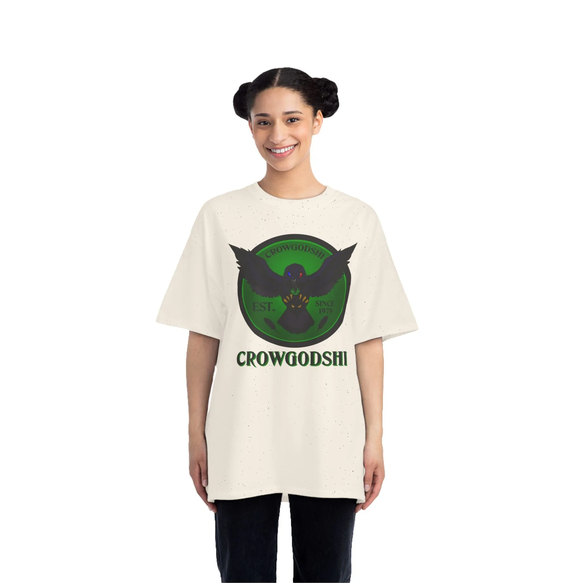 Crowgodshi First Generation Limited Edition Beefy-T®, GREEN LOGO