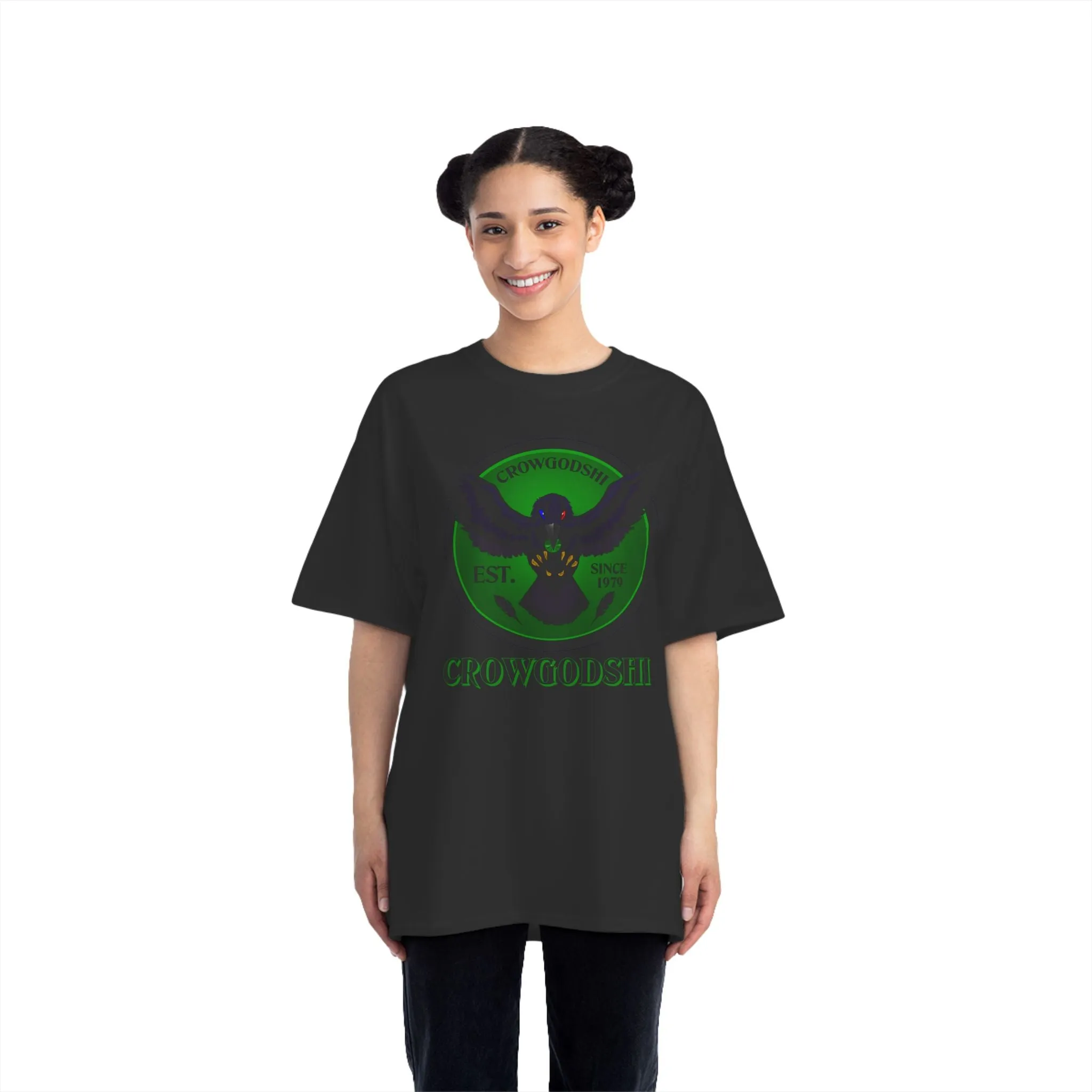 Crowgodshi First Generation Limited Edition Beefy-T®, GREEN LOGO