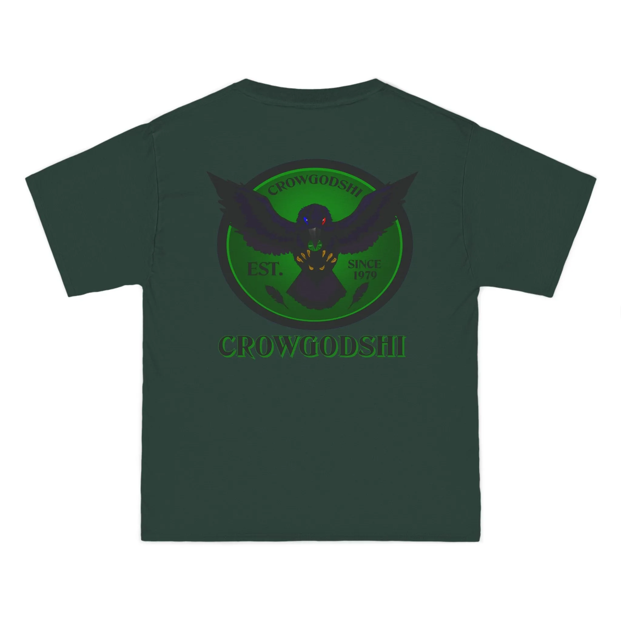 Crowgodshi First Generation Limited Edition Beefy-T®, GREEN LOGO