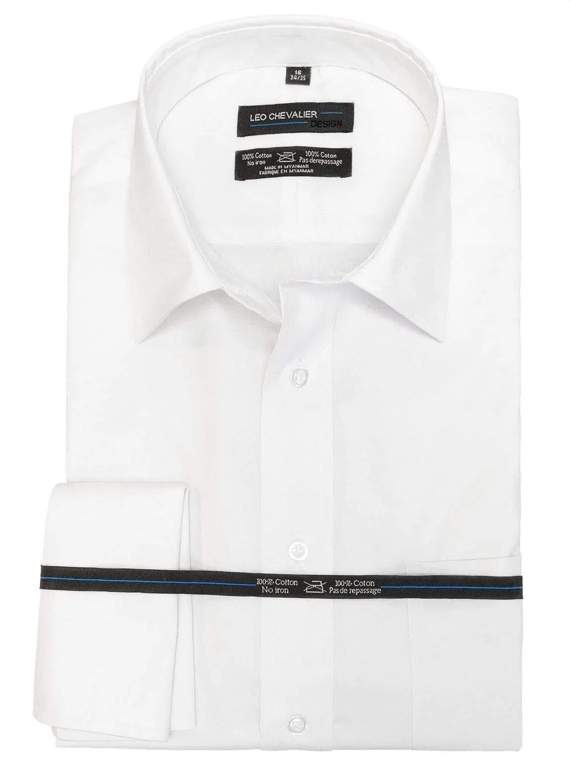 Elevate Your Style Regular Fit Non-Iron French Cuff Dress Shirts