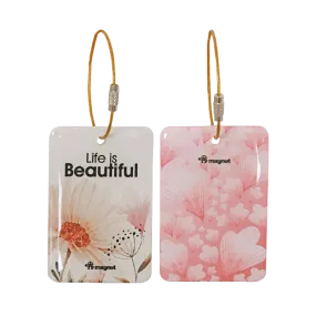 Life Is Beautiful Bag Tags