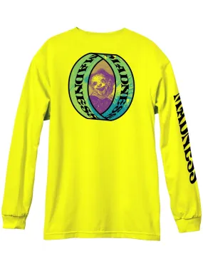 Madness Apparel Nohubo Safety Green Long Sleeve Tee Shirt