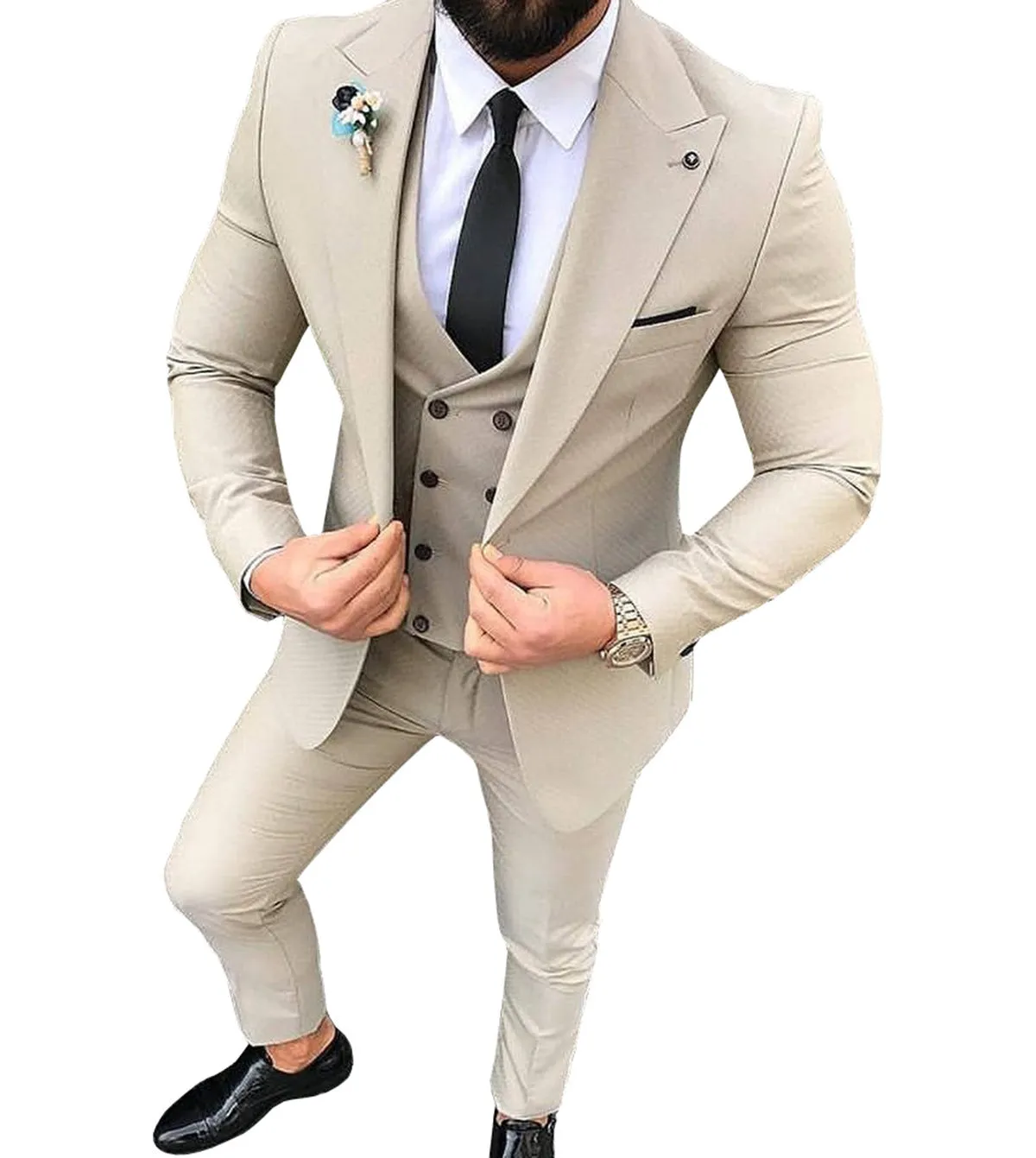 Men's Slim Fit Three Piece Cocktail Suits