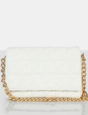 The Kahlo White Gold Chain Shoulder Mini Bag