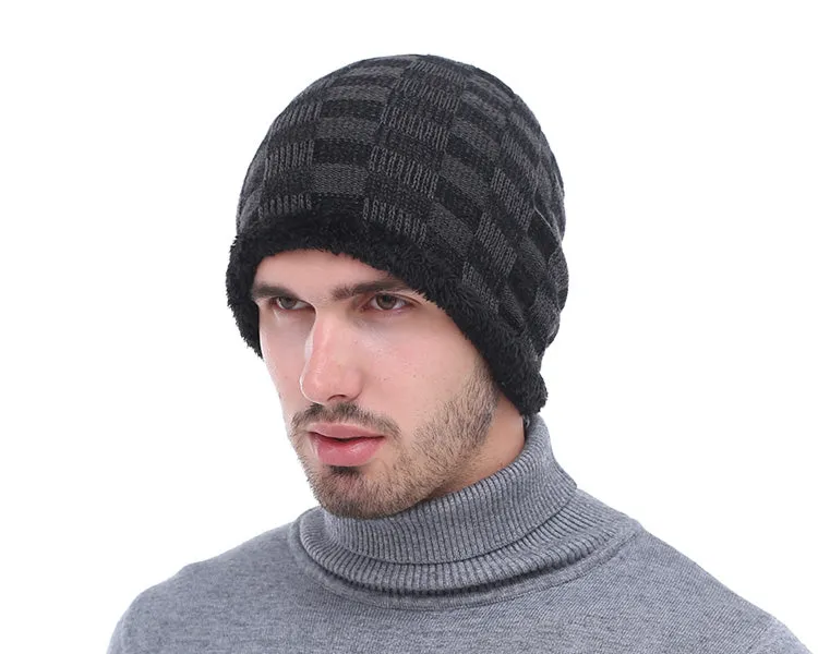 Winter Beanie Hat Men Women Bonnet Caps Warm Baggy Mask Brand Cap Skullies Beanies Mens Knitted Hat