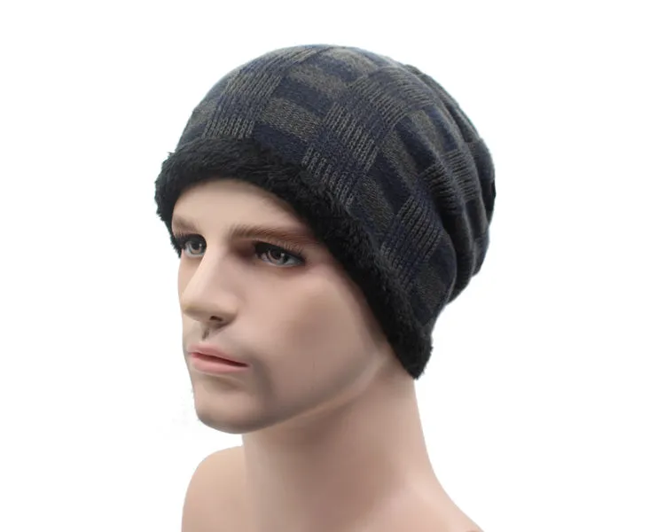 Winter Beanie Hat Men Women Bonnet Caps Warm Baggy Mask Brand Cap Skullies Beanies Mens Knitted Hat